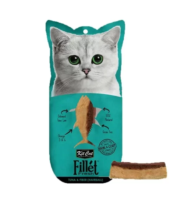 Kit Cat Fillet Fresh Tuna and Fiber (Hairball)