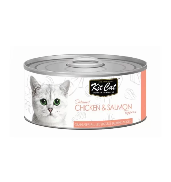 Kit Cat Chicken & Salmon 80g