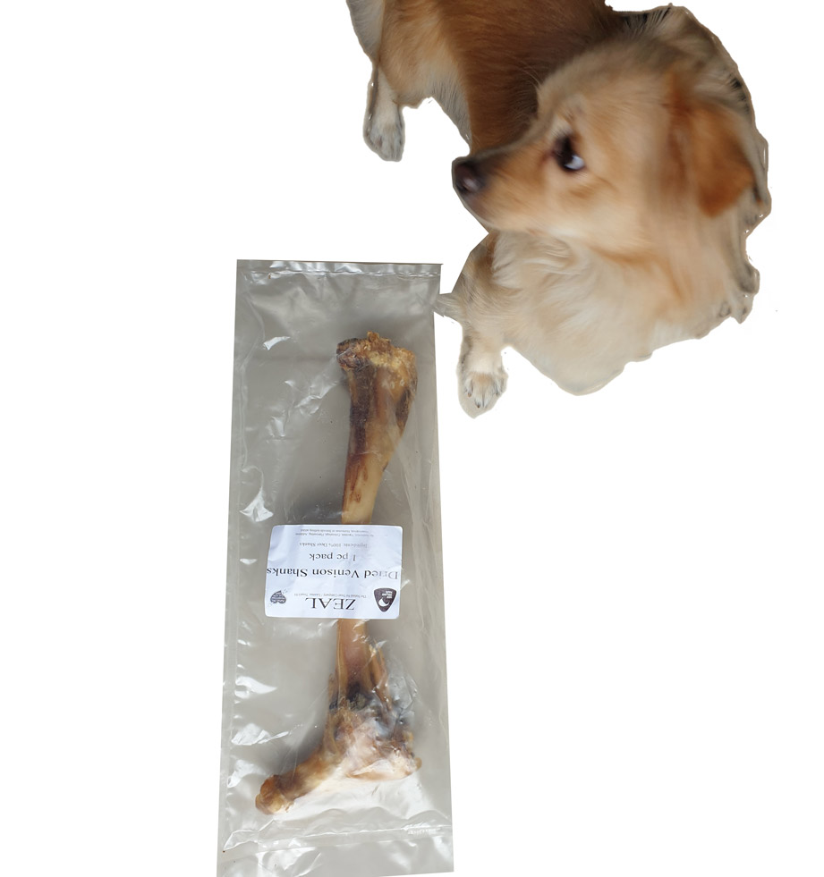 Whole Venision Shanks 700gms (1pcs) full bone, Paws & Claws Pets