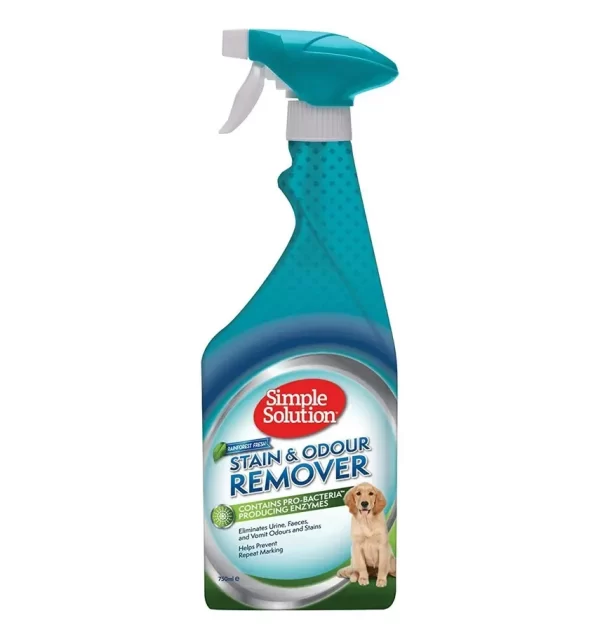 Simple Solution Dog Stain and Odour Remover Rainforest Fresh – 750 ml