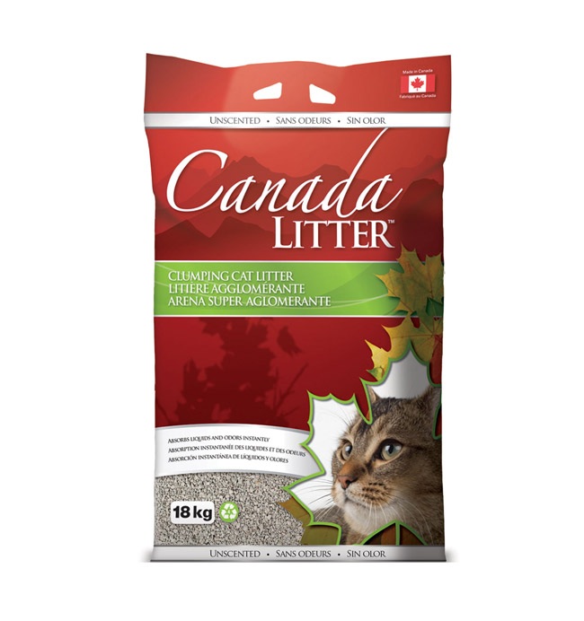 Canada Litter Unscented 6kg & 18kg Paws & Claws Pets P&C