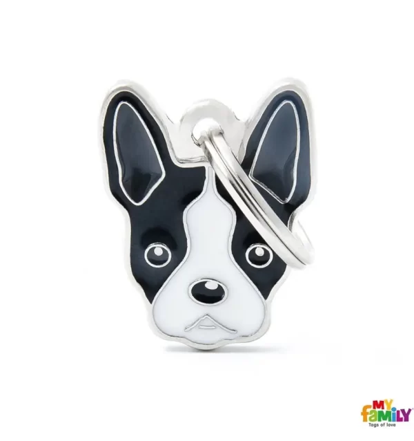 Boston Terrier Name Tag