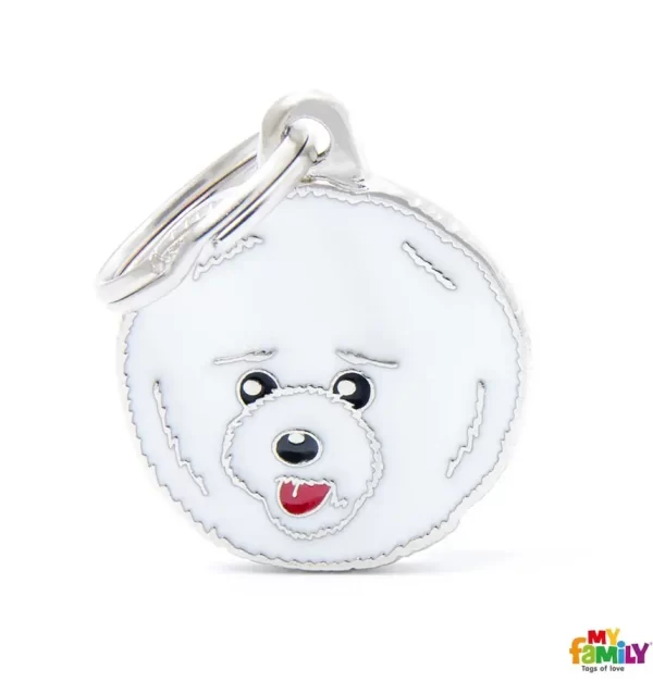 Bichon Frise Name Tag