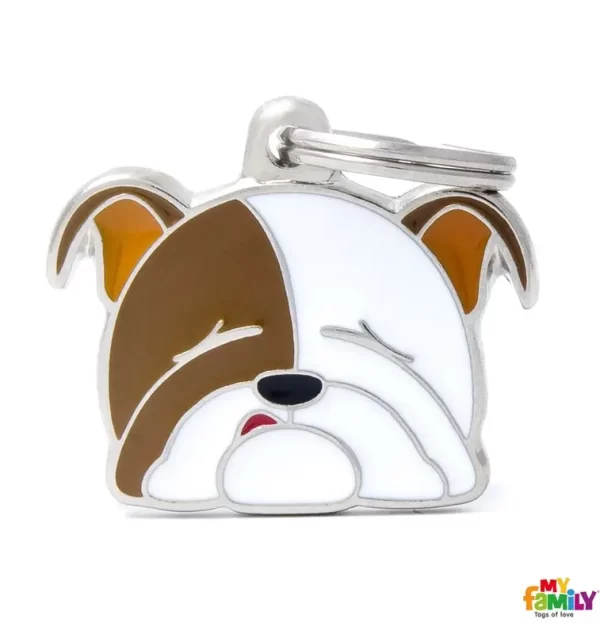English Bulldog Name Tag