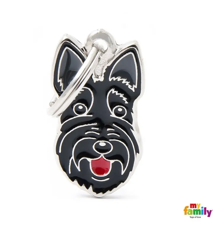 Scottish Terrier Name Tag