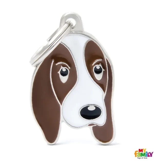 Basset Hound Name Tag