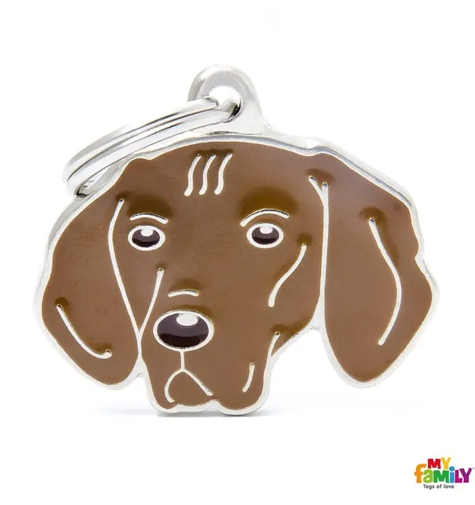 Vizsla Name Tag