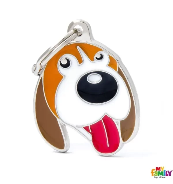 Black Labrador Name Tag