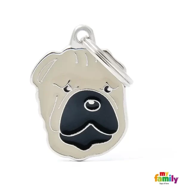 Shar Pei Name Tag