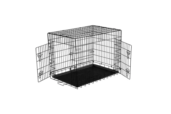 Double Door Dog Cage Large