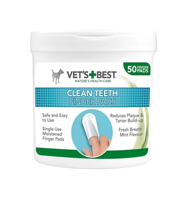 Vet'sbest Clean Teeth Finger Pads (50pads)