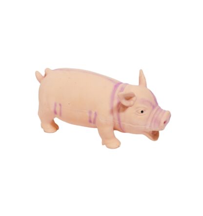 squeecky latext toy pig