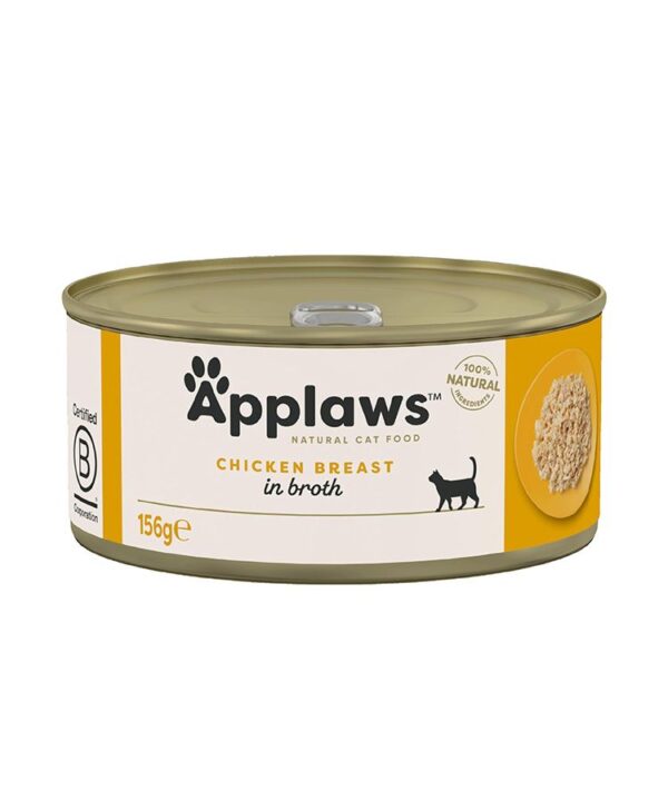 Applaws Chicken Breast in Broth Wet Cat Food 156g Tin
