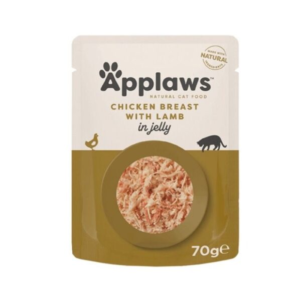 Applaws Chicken with Lamb in Jelly Adult Wet Cat Food 70g Pouch