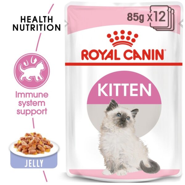 Royal Canin Feline Health Nutrition Kitten Jelly (Wet Food - Pouches) 85 g