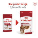 Royal Canin Size Health Nutrition Medium Adult (Wet Food – Pouches) 10 x 140 g
