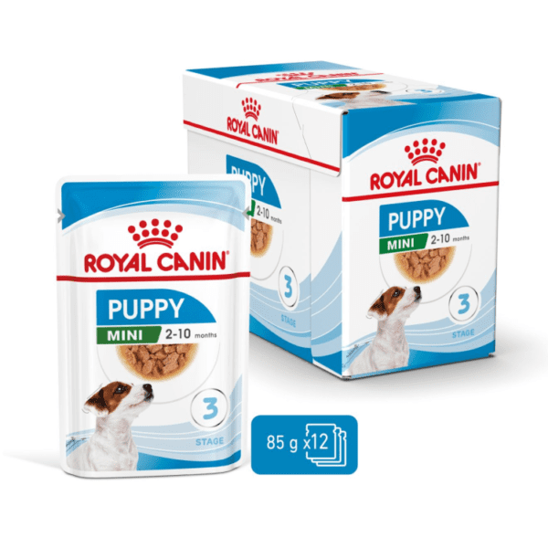 Royal Canin Size Health Nutrition Mini Puppy (Wet Food - Pouches) 12 x 85 g