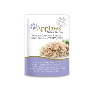 applaws cat chicken with Liver jelly pouch