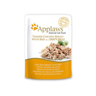 Applaws Cat Chicken with Beef 70g Jelly Pouch