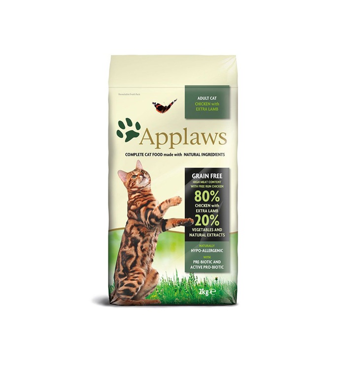 Buy Applaws Chicken & Lamb Dry Adult Cat Food 2kg Online ...