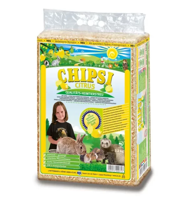 CHIPSI Citrus Pet Bedding 60L