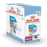 Royal Canin Size Health Nutrition Medium Puppy (Wet Food – Pouches) 10 x 140 g