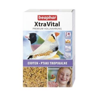 Beaphar Xtravital Tropical Bird feed 1kg bird food at Pawsandclaws Petshop Mirdif Dubai UAE