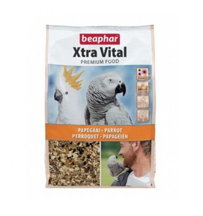 beaphar xtravital parrot food 2.5kg parrot food at paws n claws pet shop
