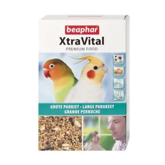 Beaphar Xtravital Large Parakeet Bird food 500g