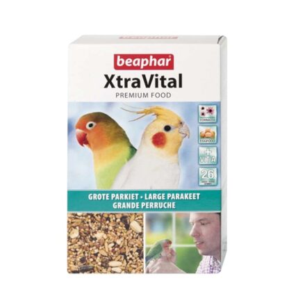 Beaphar Xtravital Large Parakeet Bird food 500g