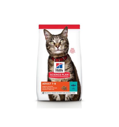 Hill's Science Plan Adult Cat with Tuna dry cat food at dubai Paws and claws pets