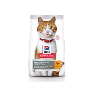 Hill's Sterilised Young Adult Cat with Chicken for young Adult sterilised cats 6 month - 6 years