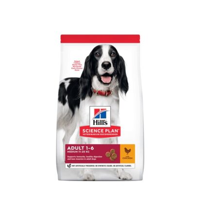 Hill's Science Plan Canine Adult Medium wth Chicken at Paws & Claws Pets
