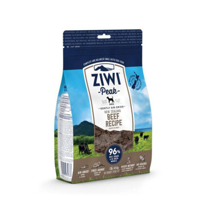 ZiwiPeak Beef Air Dried Dog Food in Paws claws pets
