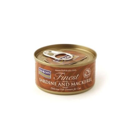 Fish4Cats Sardine with Mackerel Wet Food available at P&C Pets