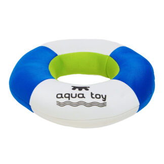 Auqa dog toy puppy paddler is a floating ring designed for water use