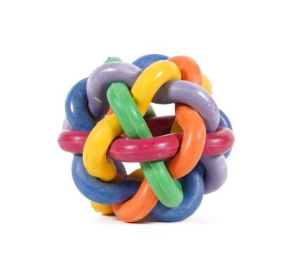 Ball of Knots Dog Toy is a funky rubber dog toy