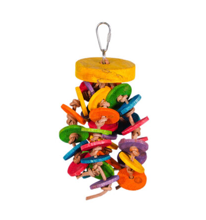 Buttons ‘n’ Bobbles Hanging Toy will provide them with physical and mental stimulation