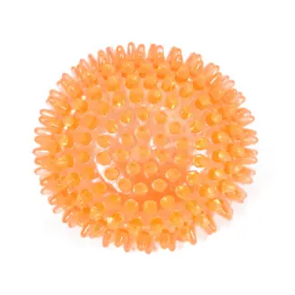 super spiky ball made of an ultra-durable and non-toxic material