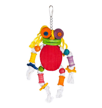 Hanging Bird Toy Alpha to keep your feathered friend happy and healthy providing them with physical and mental stimulation