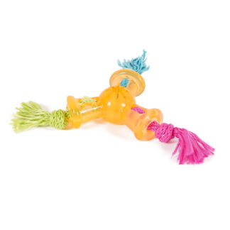 Colored Ninja Dog Rope is durable and helps to promote clean teeth and gums