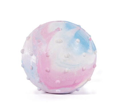 Pastel Textured Rubber Ball is loved by all dogs to chase and retrieve all day.