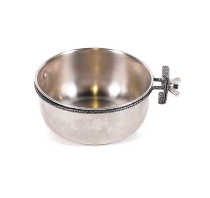 Stainless Steel Travel Bowl for crates and carry box. SS pet bowl