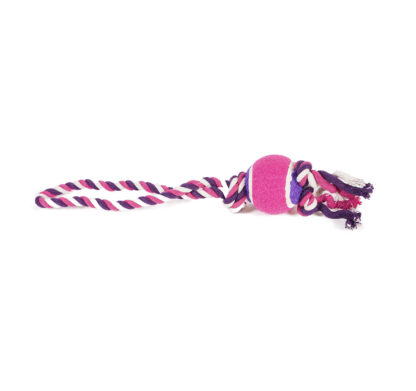 Tug Rope Tennis Ball will promote dental health, encouraging your dog to satisfy their playful needs