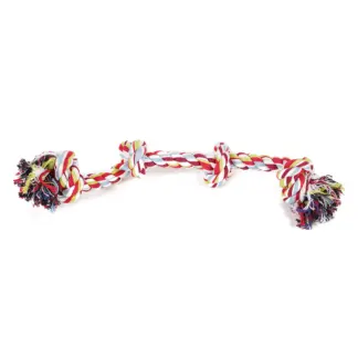 Woven Dog Dental Bone can be used as a toy or chew bone that would act like a dental floss.
