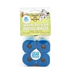 BOB Refill Bags – Blue 60 bags (4×15)