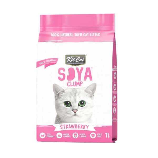 Kit Cat SoyaClump Soybean Litter Strawberry 7L