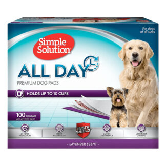 Simple Solution-All-Day-Premium-Dog-Pads-Lavender Scent/Pack of 100