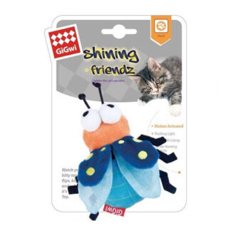 Gigwi-Shining-Friends-Firefly -with-activated-LED-light-&-Catnip-inside