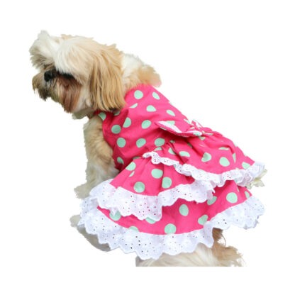 pretty-dog-dress-polka-dot-D347-DOG2